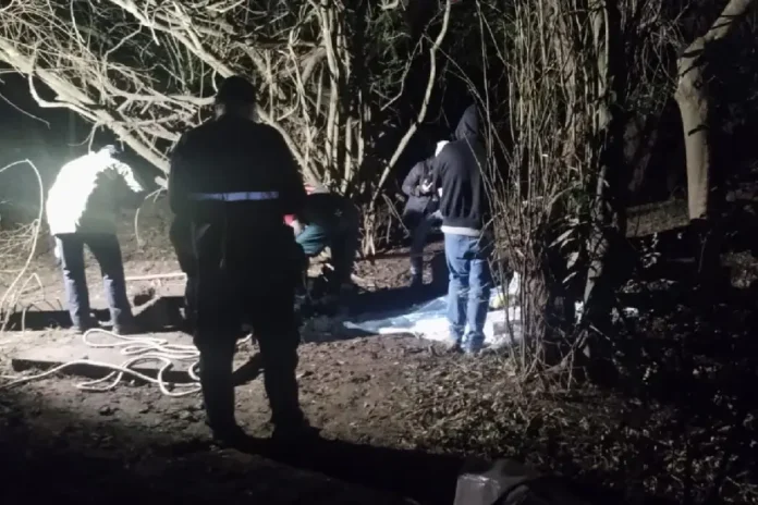 Mata onde foram encontrados os corpos das três vítimas, incluindo um bebê de dois meses, assassinadas por pai de santo em Esteio (RS) (Polícia Civil-RS/Divulgação)