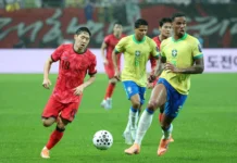 Com show de trio ofensivo, Brasil goleia a Coreia do Sul em amistoso